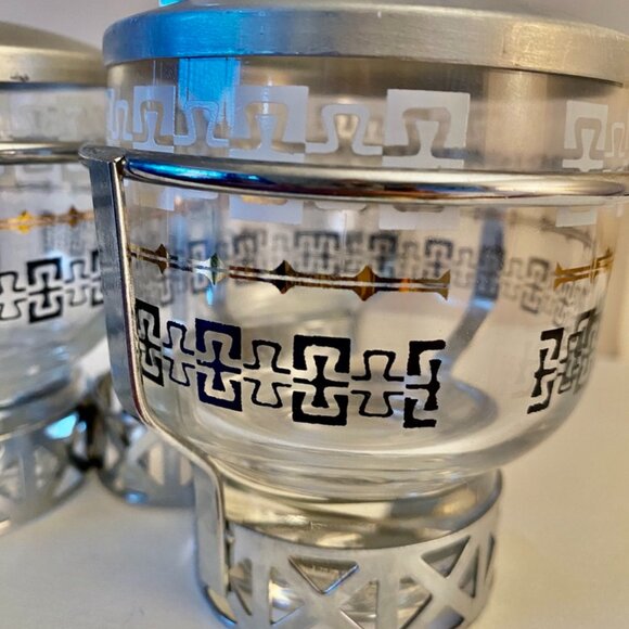 1960s Vintage Libbey Serving Caddy - Picture 3 of 7